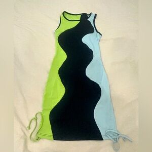 Fun Modern Bodycon Dress with ties